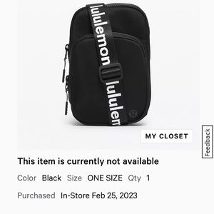 Lululemon Crossbody (Black)
